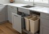 Pull Out Bin Under Sink for Seamless Kitchen Organization and Hygiene kitchen bins
