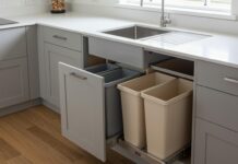 Pull Out Bin Under Sink for Seamless Kitchen Organization and Hygiene kitchen bins