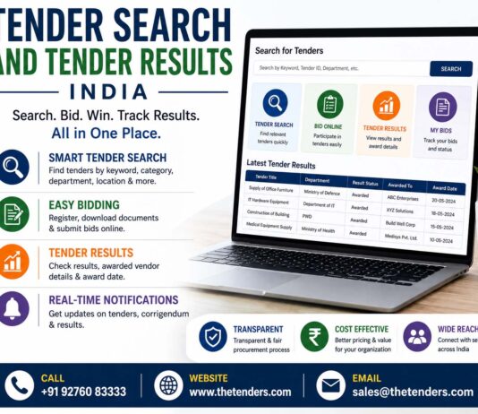 GeM Tender Search: A Smarter Way to Identify Government Procurement Opportunities
